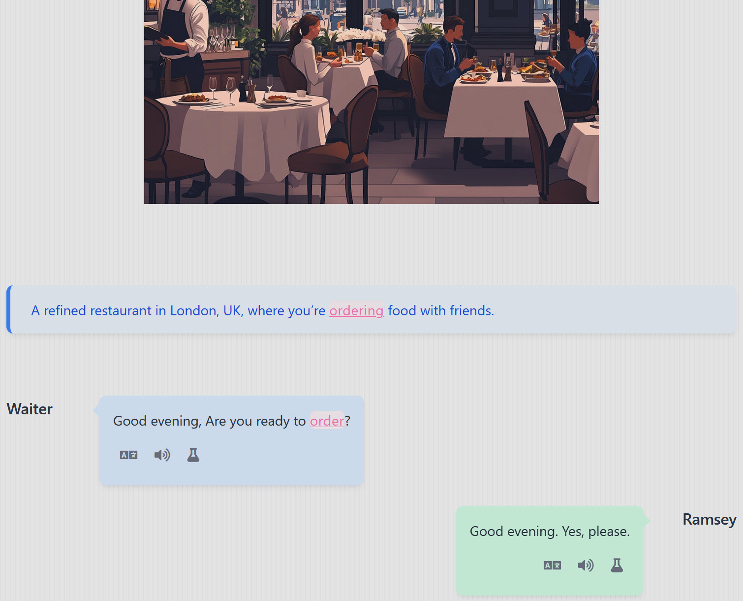 Dejavu story dialogues