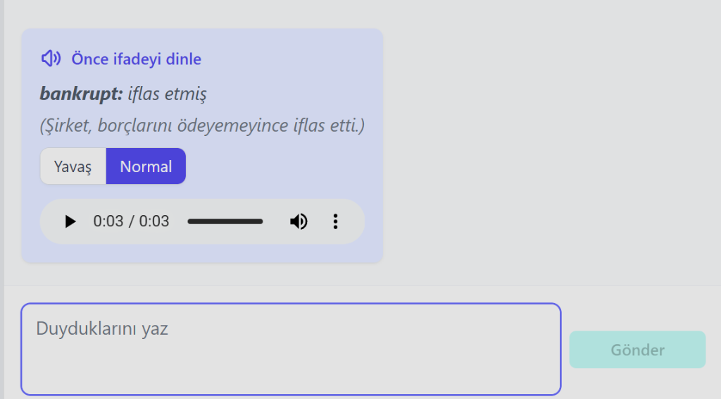 Práctica de vocabulario Escucha y escribe